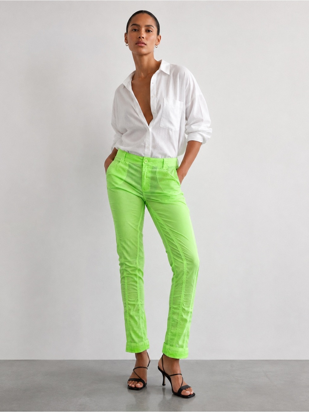 DEHA Neon Green Cotton Pants
